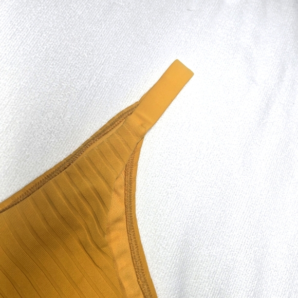 Damsel  Mustard Rib High Leg Bikini Bottom - Picture 6 of 12